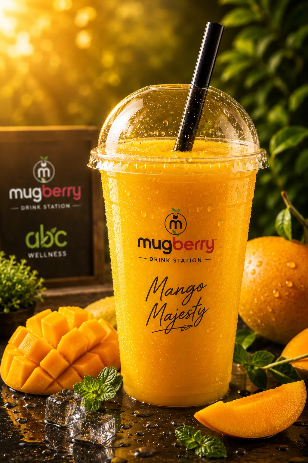 Mango Majesty fresh mango thick shake